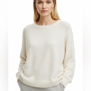 Calvin Klein Cream Crew Neck Sweater